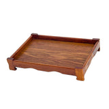 Max Wood Serving Tray Breakfast Decorative Food Coffee Tea  360X250X55mm Light