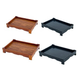 Max Wood Serving Tray Breakfast Decorative Food Coffee Tea  360X250X55mm Light