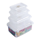 Max Food Storage Container Refrigerator Organizer Box Rectangle Transparent
