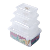 Max Food Storage Container Refrigerator Organizer Box Rectangle Transparent