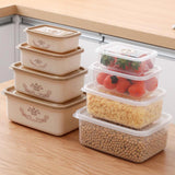 Max Food Storage Container Refrigerator Organizer Box Rectangle Transparent
