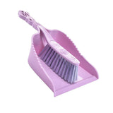 Maxbell Small Broom and Dustpan Set Handy Sweep Household Cleaning Tool Purple Set - Aladdin Shoppers