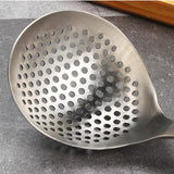 Maxbell Stainless Steel Soup Spoon S-shaped Slotted Soup Ladle Skimmer Spoon - Aladdin Shoppers