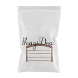 Max 4 Tier Wooden Pants Hanger Closet Storage Organizer Dark Brown
