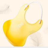 Max Waterproof Baby Bibs Silicone Comfortable Soft Toddlers Feeding Bibs Blue