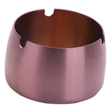 Max Windproof Ashtray Stainless Steel Cigar Ash Tray for Home Office Rose Gold S