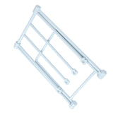 Max Foldable Wall Hanging Cupboard Cutting Board Holder Storage Rack Blue