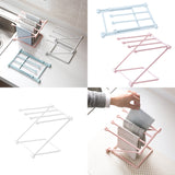 Max Foldable Wall Hanging Cupboard Cutting Board Holder Storage Rack Blue