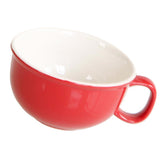 Max Ceramic Cup Coffee Cup Mug Tea Milk Cup for Office Home Capacity Red