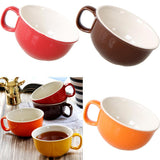 Max Ceramic Cup Coffee Cup Mug Tea Milk Cup for Office Home Capacity Red