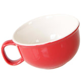 Max Ceramic Cup Coffee Cup Mug Tea Milk Cup for Office Home Capacity Red