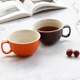 Max Ceramic Cup Coffee Cup Mug Tea Milk Cup for Office Home Capacity Red