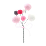 Max Cake Decoration Plug-in Card, Butterfly Knot Birthday Party Pink