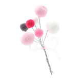 Max Cake Decoration Plug-in Card, Butterfly Knot Birthday Party Pink
