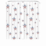 Max Mosaic Waterproof Bathroom Curtain with Hook Bath Curtain Star