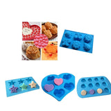Max Cupcake Baking Pans Cake Molds Pans Mold Candy  Rose Heart