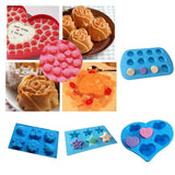Max Cupcake Baking Pans Cake Molds Pans Mold Candy  Rose Heart