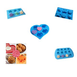 Max Cupcake Baking Pans Cake Molds Pans Mold Candy  Rose Heart