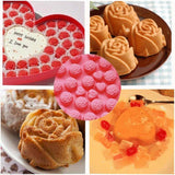 Max Cupcake Baking Pans Cake Molds Pans Mold Candy  Rose Heart