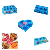 Max Cupcake Baking Pans Cake Molds Pans Mold Candy  Rose Heart