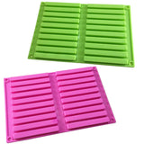Max Grids Silicone Ice Cube Trays Flexible Ice Cube Mold Storage Containers