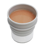 Maxbell Foldable Silicone Travel Cup Collapsible Coffee Mug Camping Picnic  Gray