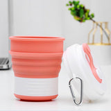 Maxbell Foldable Silicone Travel Cup Collapsible Coffee Mug Camping Picnic  Orange