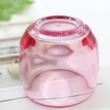 Maxbell 2Pcs Clear Acrylic Plastic Wine Rocks Glass Water Juice Cup Tumbler Red 2