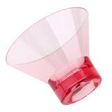Max Decorative Reusable Acrylic Cocktail Cup for Ice Cream Dessert Wine Red