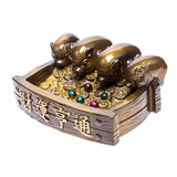 Max Resin Color Change Tea Pet Pig Figurine Statue Chinese Tea Ceremony E
