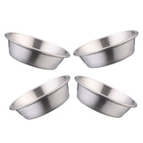 Max Stainless Steel Seasoning Dish Sauce Vinegar Dipping Bowl 73X65X45X25mm