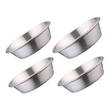 Max Stainless Steel Seasoning Dish Sauce Vinegar Dipping Bowl 73X65X45X25mm