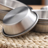 Max Stainless Steel Seasoning Dish Sauce Vinegar Dipping Bowl 73X65X45X25mm