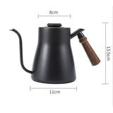 Max Stainless Steel Drip Pot Drip Kettle Maker 850ML with Thermometer