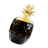 Max Display Nordic Style Pineapple Shape Multi-Use Storage Jar Ornament Black S