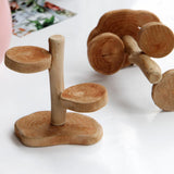 Maxbell Nordic Pastoral Style Wooden Petal Candlestick Decorative Ornament style 03 - Aladdin Shoppers
