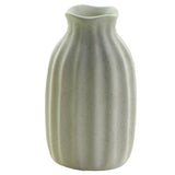 Max Macaron Ceramic Color Matte Mini Small Vase Home Jewelry Ornaments Green