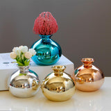 Max Ceramic Mini Vase Ornament Statue Figurine Photo Props Home Decor Silver