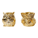 Maxbell Ceramic Candle Holder Owl Shaped Tea Light Tealight Candleholder Ornament A - Aladdin Shoppers
