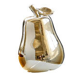 Maxbell Ceramic Pear Shaped Ornament Figurine Artificial Simulation Decor Golden - Aladdin Shoppers