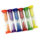 Maxbell 6pcs Kitchen Cooking Baking Sand Timer Set Reading Hourglass  1 Minute