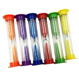 Maxbell 6pcs Kitchen Cooking Baking Sand Timer Set Reading Hourglass  3 Minutes