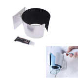 Max Hair Dryer Holder No Punching Wall Mount Adhesive Storage Organizer