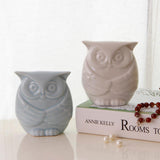 Max Ceramic Owl Statue Figurine House Warming Gift Tabletop Shelf Ornaments