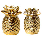 Maxbell Ceramic Golden Pineapple Figurine Ornament Artificial Fruit Showpiece S - Aladdin Shoppers