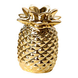 Maxbell Ceramic Golden Pineapple Figurine Ornament Artificial Fruit Showpiece S - Aladdin Shoppers