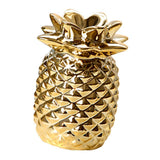 Maxbell Ceramic Golden Pineapple Figurine Ornament Artificial Fruit Showpiece S - Aladdin Shoppers