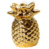 Maxbell Ceramic Golden Pineapple Figurine Ornament Artificial Fruit Showpiece L - Aladdin Shoppers