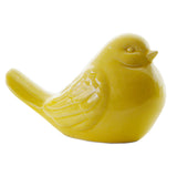 Maxbell Ceramic Bird Shaped Ornament Statue Figurine Photo Props Home Decor -Yellow - Aladdin Shoppers
