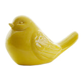 Maxbell Ceramic Bird Shaped Ornament Statue Figurine Photo Props Home Decor -Yellow - Aladdin Shoppers